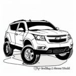 Chevy Equinox SUV Coloring Pages 2