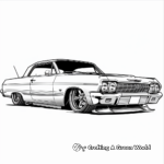 Chevy Impala Classic Car Coloring Pages 2