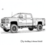 Chevy Kodiak Medium Duty Truck Coloring Pages 1