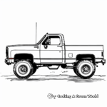 Chevy Kodiak Medium Duty Truck Coloring Pages 2