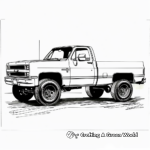 Chevy Kodiak Medium Duty Truck Coloring Pages 4