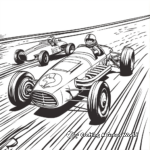 Chevy Racing Cars Coloring Pages 2