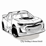 Chevy Racing Cars Coloring Pages 3