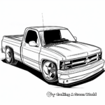 Chevy S10 Extreme Truck Coloring Pages 2