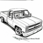 Chevy S10 Extreme Truck Coloring Pages 3