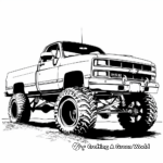 Chevy S10 Extreme Truck Coloring Pages 4