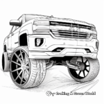 Chevy SUV fleet Coloring Pages 4