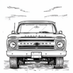 Chevy Vintage Collection Coloring Pages 2