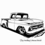 Chevy Vintage Collection Coloring Pages 3