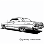 Chicano Art Inspired Lowrider Coloring Pages 1