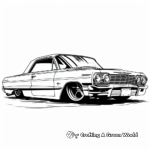 Chicano Art Inspired Lowrider Coloring Pages 4