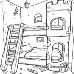 Children's Fantastically Themed Room Coloring Pages 3