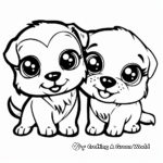Children's Favorite Littlest Pet Shop Puppies Coloring Pages 2