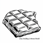 Chocolate Bar Coloring Pages for Candy Lovers 1