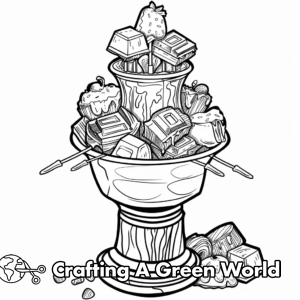 Chocolate Coloring Pages - Free &amp; Printable!