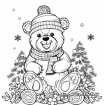 Christmas Build a Bear Coloring Pages 4