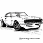 Classic 1967 Camaro Coloring Pages 3