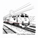 Classic Amtrak Train Coloring Pages 3