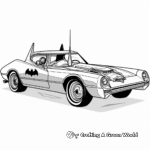 Classic Batmobile Coloring Pages 2