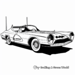 Classic Batmobile Coloring Pages 4