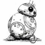 Classic BB-8 Coloring Pages 1