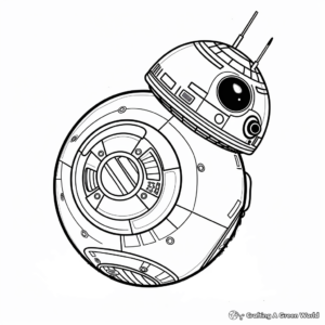 BB-8 Coloring Pages - Free & Printable!