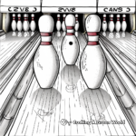 Classic Bowling Pins Coloring Pages 3
