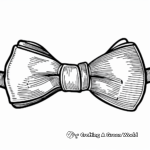 Classic Bowtie Coloring Pages 4