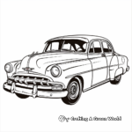 Classic Car Coloring Pages for Automobile Enthusiasts 1