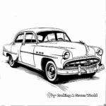 Classic Car Coloring Pages for Automobile Enthusiasts 2