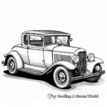 Classic Car Coloring Pages for Automobile Enthusiasts 3