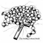Classic Catholic Rosary Coloring Pages 4