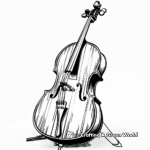 Classic Cello Coloring Sheets 2