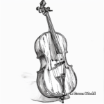 Classic Cello Coloring Sheets 4