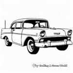 Classic Chevy Car Coloring Pages 2