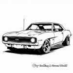 Classic Chevy Car Coloring Pages 4