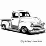 Classic Chevy Pickup Truck Coloring Pages 3