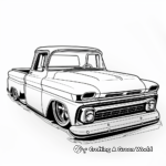 Classic Chevy Pickup Truck Coloring Pages 4