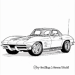 Classic Corvette Stingray Coloring Pages 1