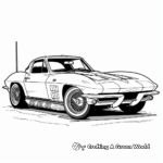 Classic Corvette Stingray Coloring Pages 2