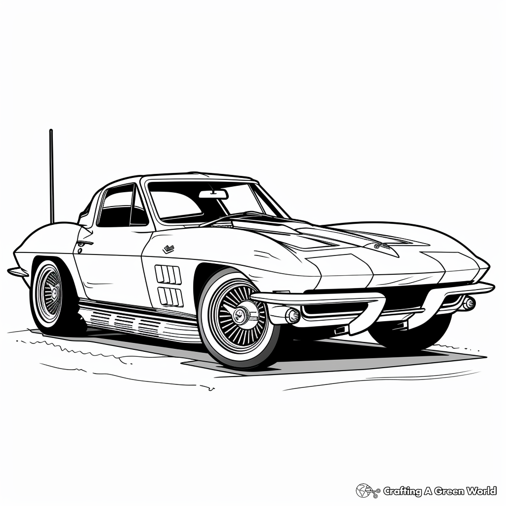 Corvette Stingray Coloring Pages