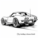 Classic Corvette Stingray Coloring Pages 4