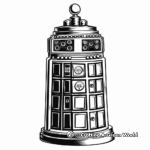 Classic Dalek Coloring Pages 2