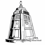 Classic Dalek Coloring Pages 4