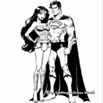Classic DC Comic Characters Coloring Pages 3