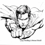 Classic DC Comic Characters Coloring Pages 4