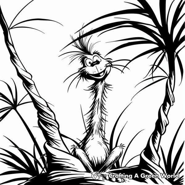 Classic Dr. Seuss Lorax Coloring Pages 1