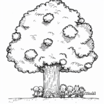 Classic Family Tree Coloring Pages 4