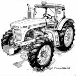 Classic Ford Tractor Coloring Pages 3