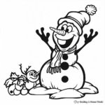 Classic Frosty the Snowman Coloring Pages 4